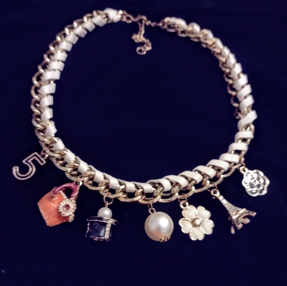 Statement Charm Necklace